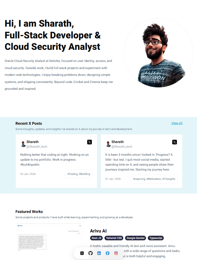 Updated Portfolio Website